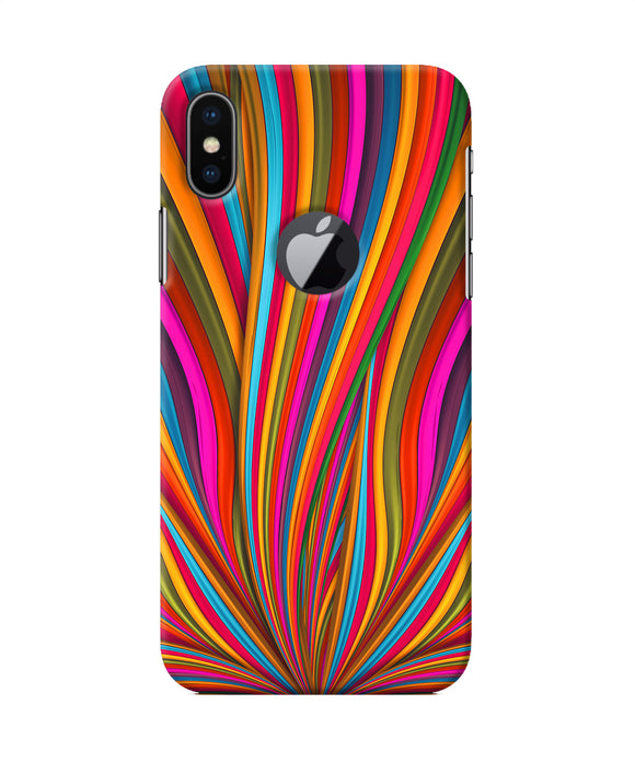 Colorful Pattern Iphone X Logocut Back Cover