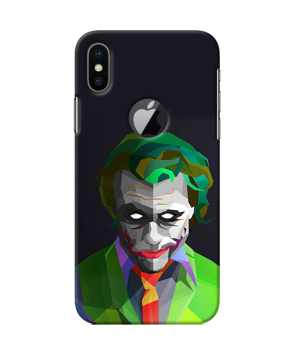 Abstract Dark Knight Joker Iphone X Logocut Back Cover