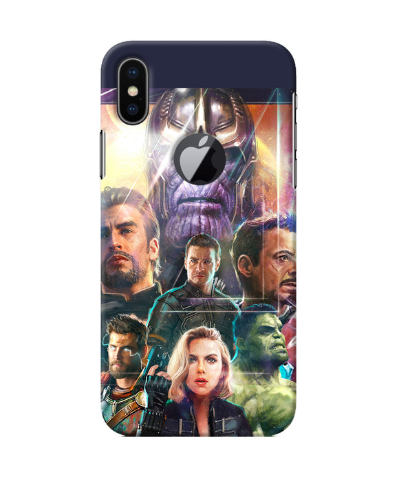 Avengers Poster Iphone X Logocut Back Cover