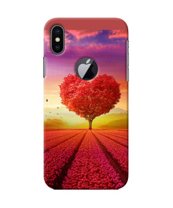 Natural Heart Tree Iphone X Logocut Back Cover