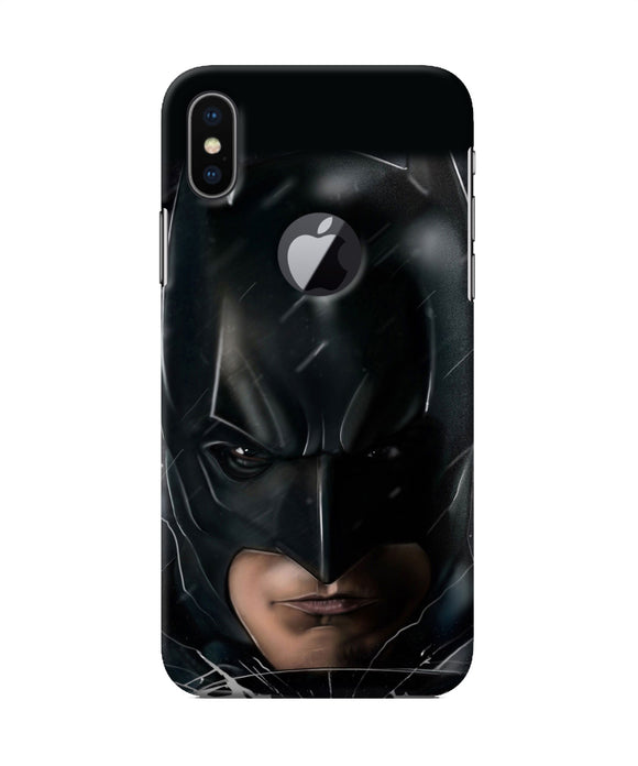 Batman Black Mask Iphone X Logocut Back Cover