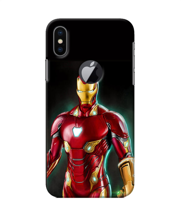 Ironman Suit Iphone X Logocut Back Cover
