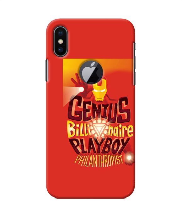 Ironman Quote Iphone X Logocut Back Cover