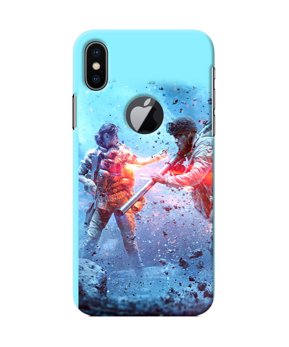 Pubg Water Fight Iphone X Logocut Back Cover
