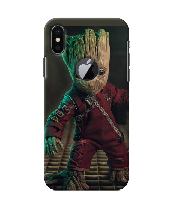 Groot Iphone X Logocut Back Cover