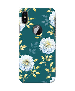 Flower Canvas Iphone X Logocut Back Cover