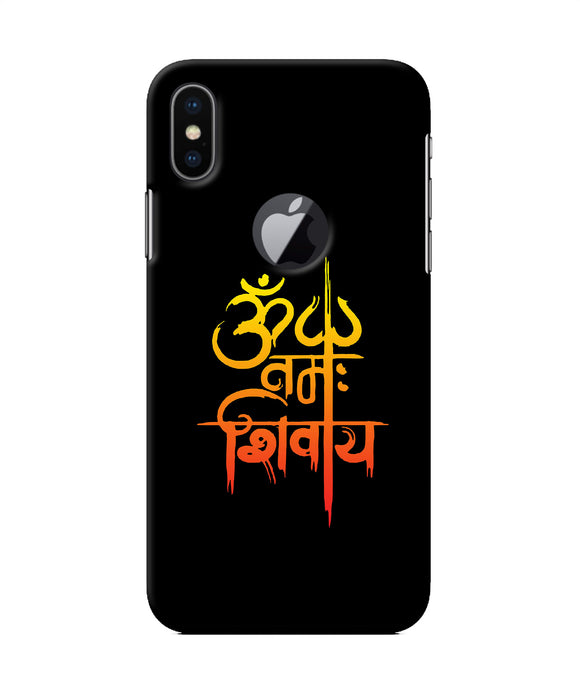Om Namah Shivay Text Iphone X Logocut Back Cover