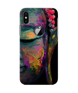 Buddha Face Painting Iphone X Logocut Back Cover