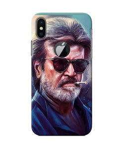 Rajnikant Smoking Iphone X Logocut Back Cover