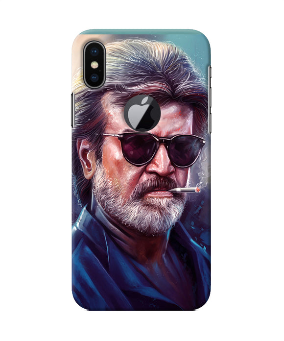 Rajnikant Smoking Iphone X Logocut Back Cover