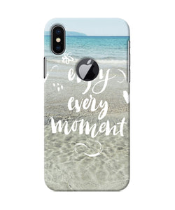 Enjoy Every Moment Sea Iphone X Logocut Back Cover