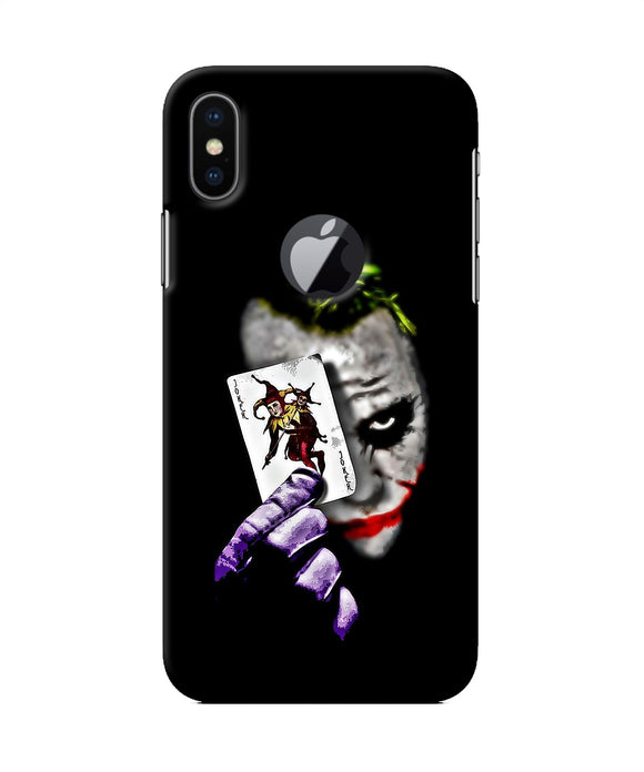 Joker Card Iphone X Logocut Back Cover