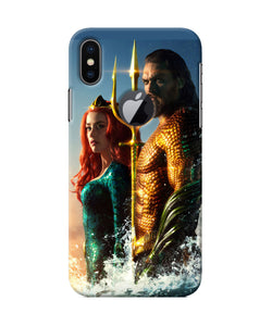 Aquaman Couple Iphone X Logocut Back Cover