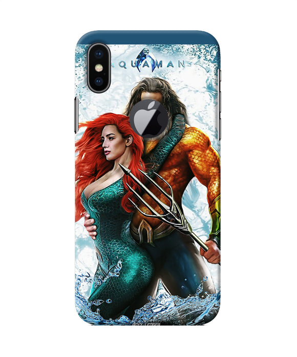 Aquaman Couple Water Iphone X Logocut Back Cover