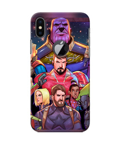 Avengers Animate Iphone X Logocut Back Cover