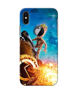 Groot Angry Iphone X Logocut Back Cover