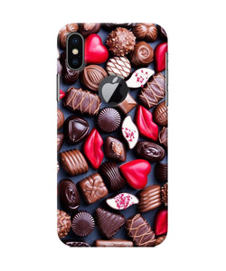 Valentine Special Chocolates Iphone X Logocut Back Cover