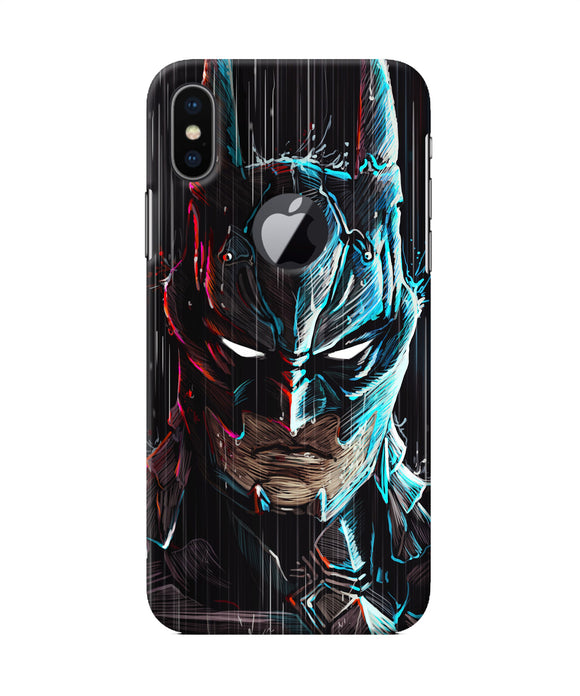 Batman Face Iphone X Logocut Back Cover