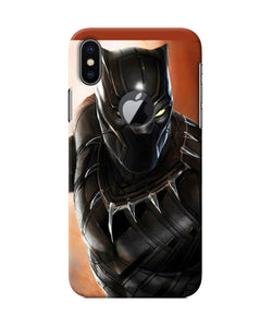 Black Penthon Super Hero Iphone X Logocut Back Cover