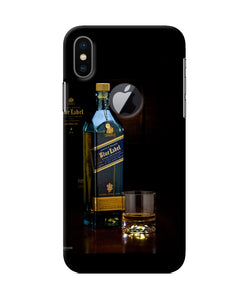 Blue Lable Scotch Iphone X Logocut Back Cover