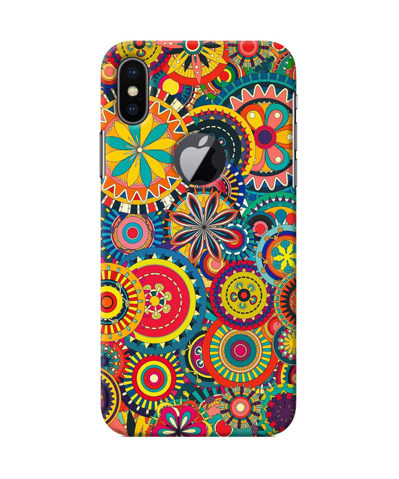 Colorful Circle Pattern Iphone X Logocut Back Cover