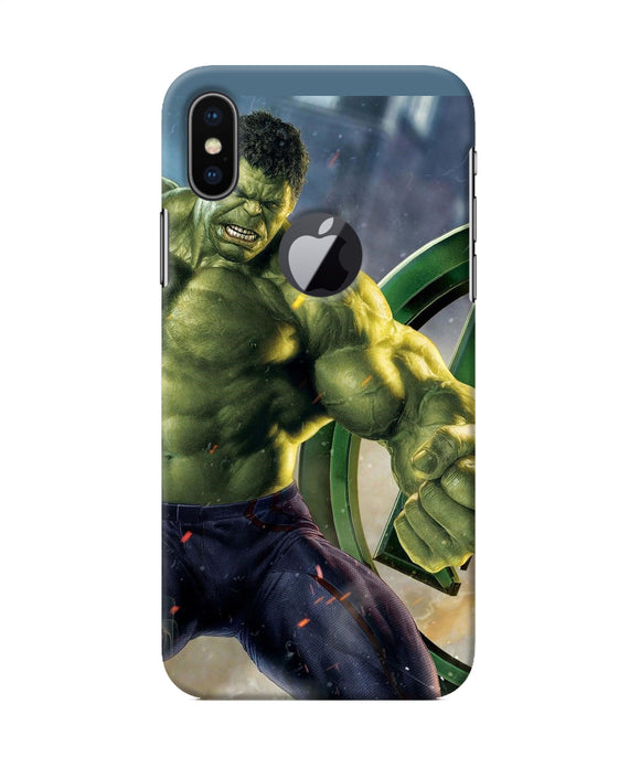 Angry Hulk Iphone X Logocut Back Cover