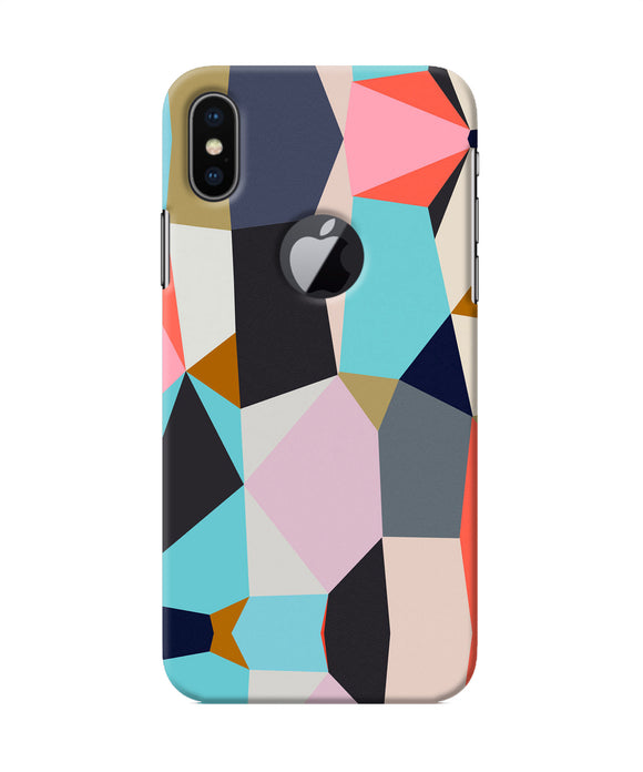 Abstract Colorful Shapes Iphone X Logocut Back Cover