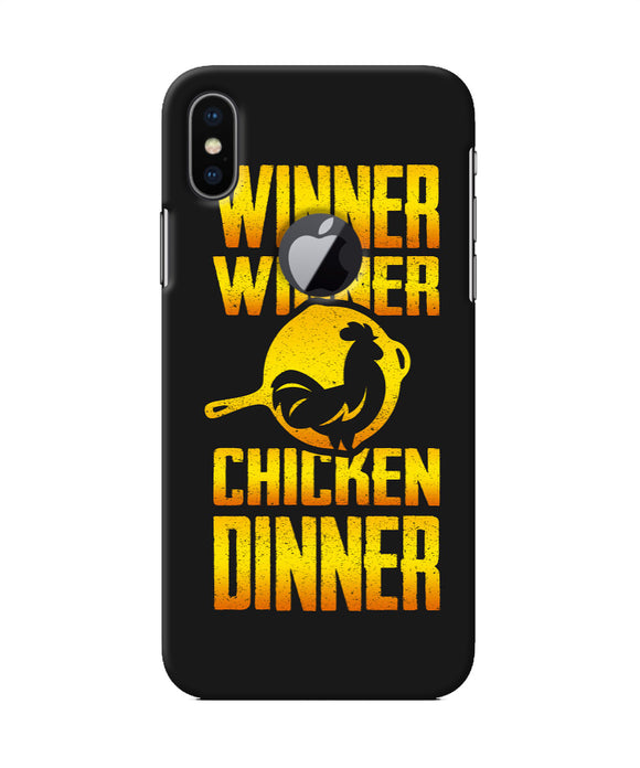 Pubg Chicken Dinner Iphone X Logocut Back Cover