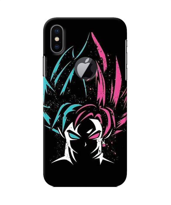 Vegeta Goku Iphone X Logocut Back Cover