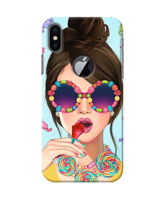 Fashion Girl Iphone X Logocut Back Cover