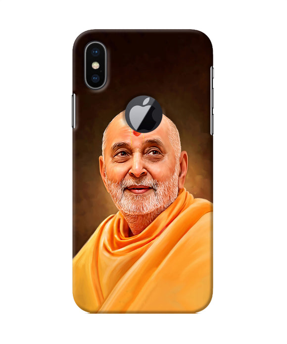 Pramukh Swami Painting Iphone X Logocut Back Cover