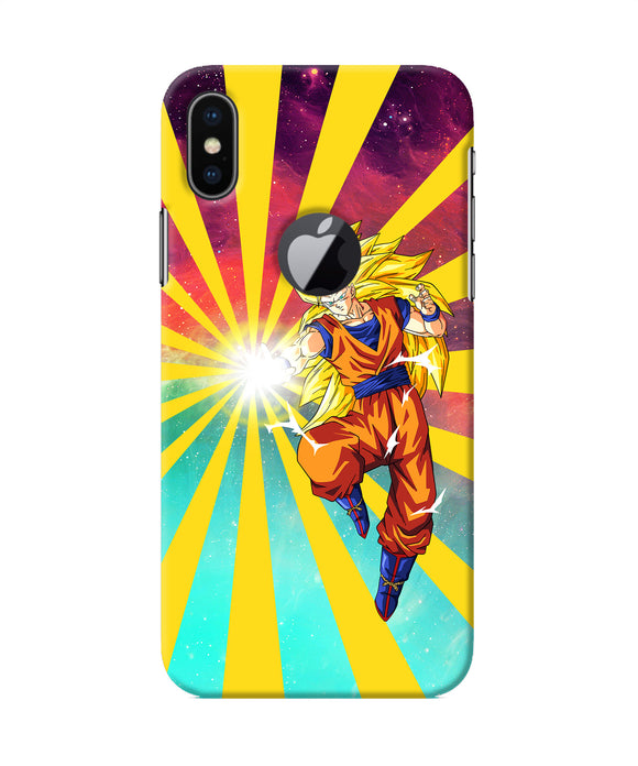 Goku Super Saiyan Iphone X Logocut Back Cover
