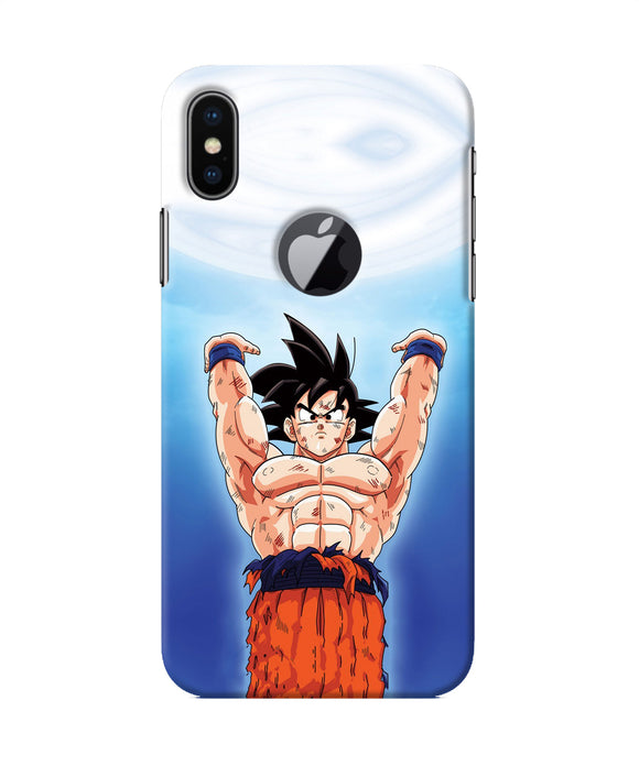 Goku Super Saiyan Power Iphone X Logocut Back Cover