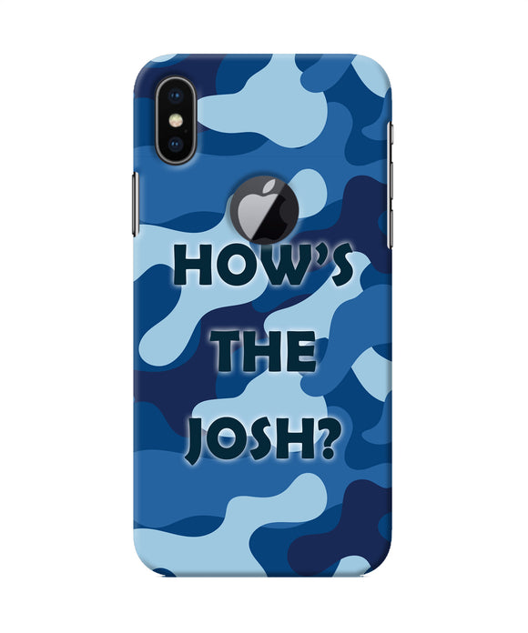 Hows The Josh Iphone X Logocut Back Cover