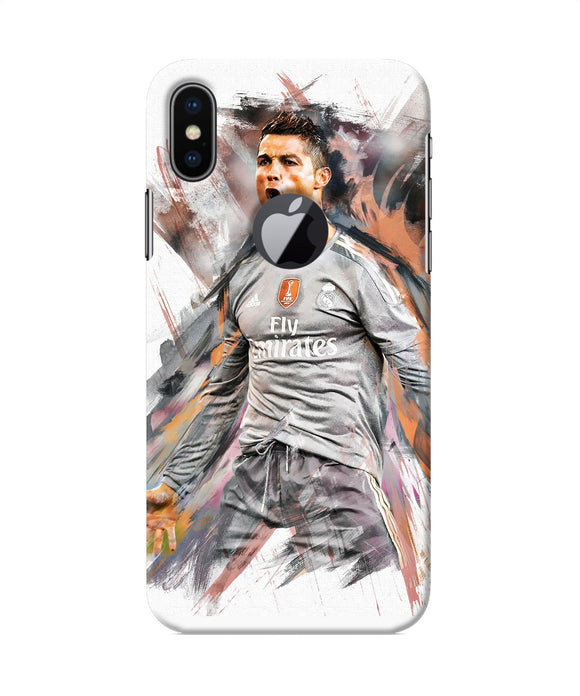 Ronaldo Poster Iphone X Logocut Back Cover