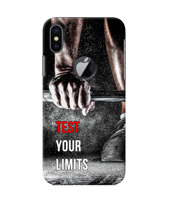 Test Your Limit Quote Iphone X Logocut Back Cover