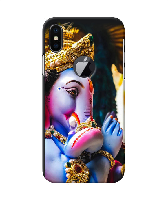 Lord Ganesh Statue Iphone X Logocut Back Cover