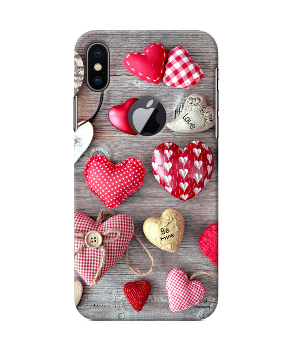 Heart Gifts Iphone X Logocut Back Cover