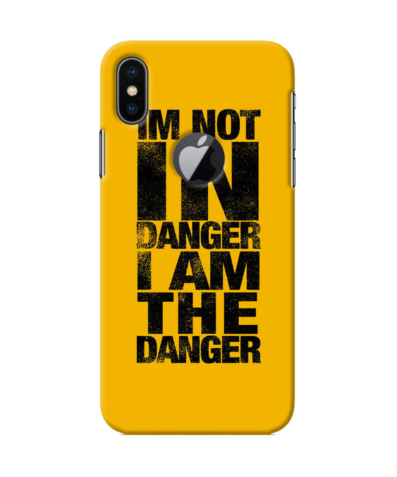 Im Not In Danger Quote Iphone X Logocut Back Cover