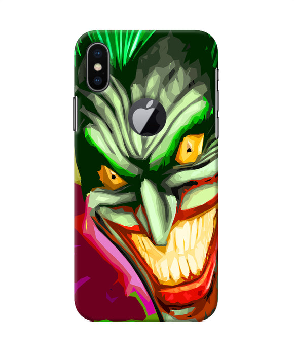 Joker Smile Iphone X Logocut Back Cover