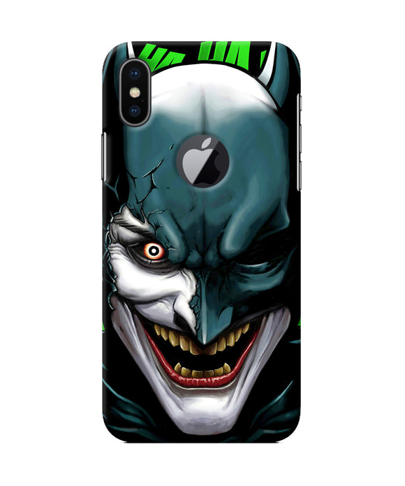 Batman Joker Smile Iphone X Logocut Back Cover