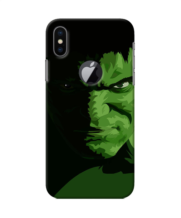 Hulk Green Painting Iphone X Logocut Back Cover