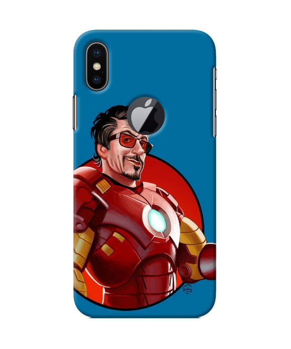 Ironman Animate Iphone X Logocut Back Cover