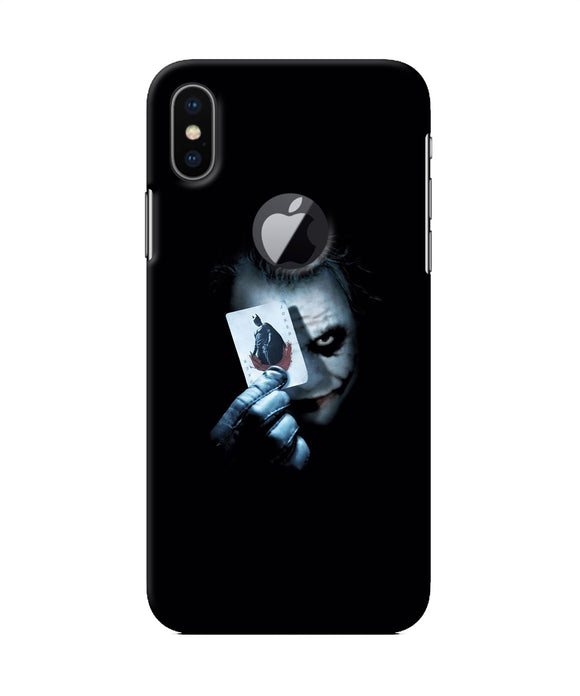 Joker Dark Knight Card Iphone X Logocut Back Cover