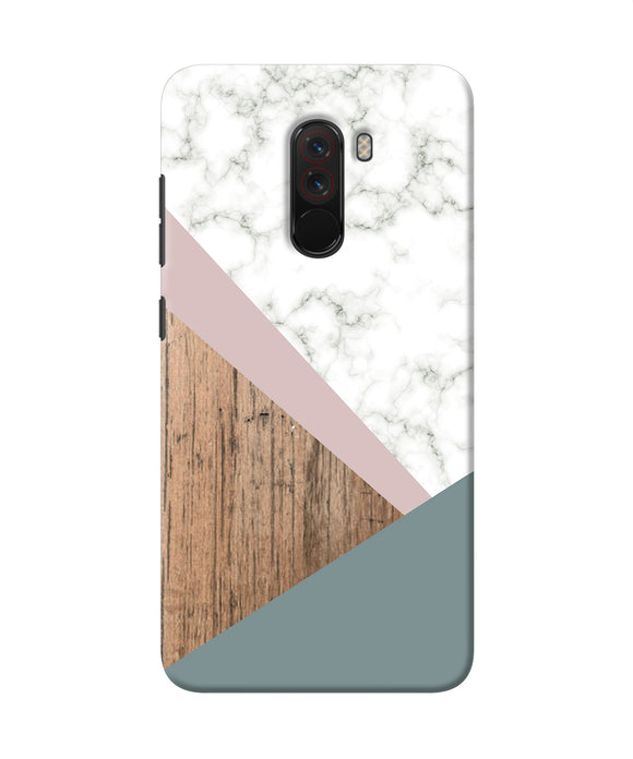 Marble Wood Abstract Poco F1 Back Cover