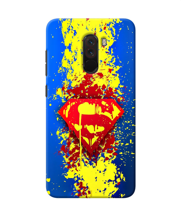 Superman Logo Poco F1 Back Cover