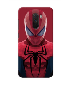 Spiderman Art Poco F1 Real 4D Back Cover