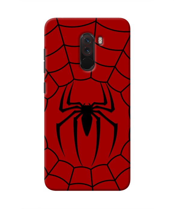 Spiderman Web Poco F1 Real 4D Back Cover