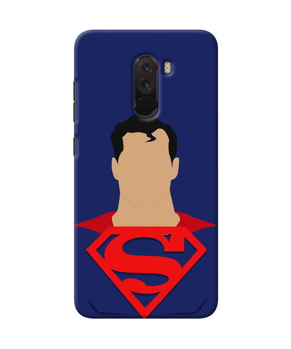 Superman Cape Poco F1 Real 4D Back Cover