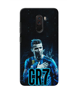 Christiano Ronaldo Blue Poco F1 Real 4D Back Cover